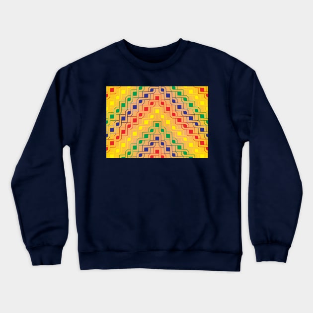 pattern line Crewneck Sweatshirt by pulsefinger